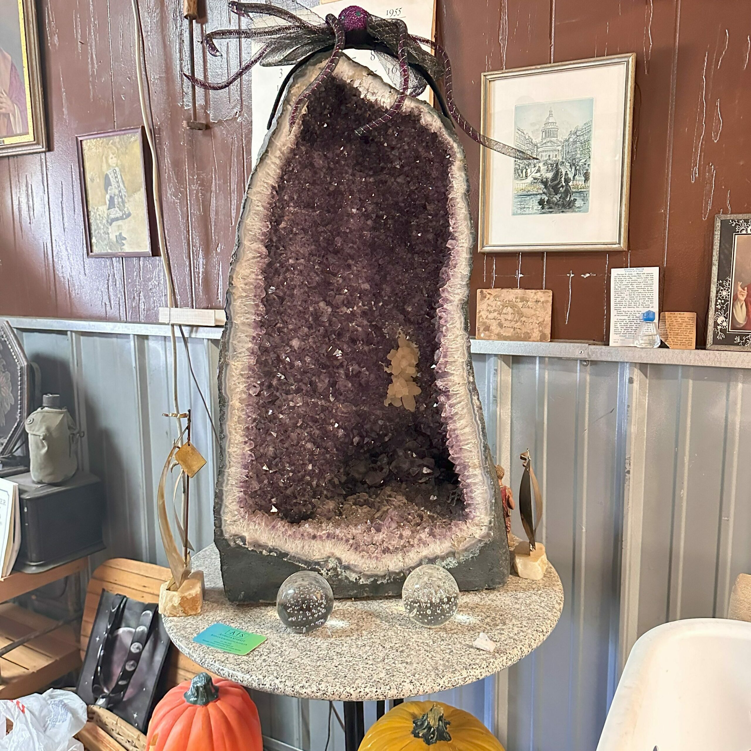 Large Amethyst display 